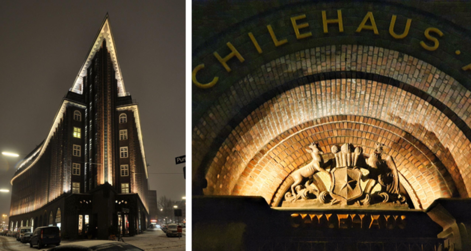 Chilehaus: el particular edificio con forma de barco construido en medio de Hamburgo en honor a Chile